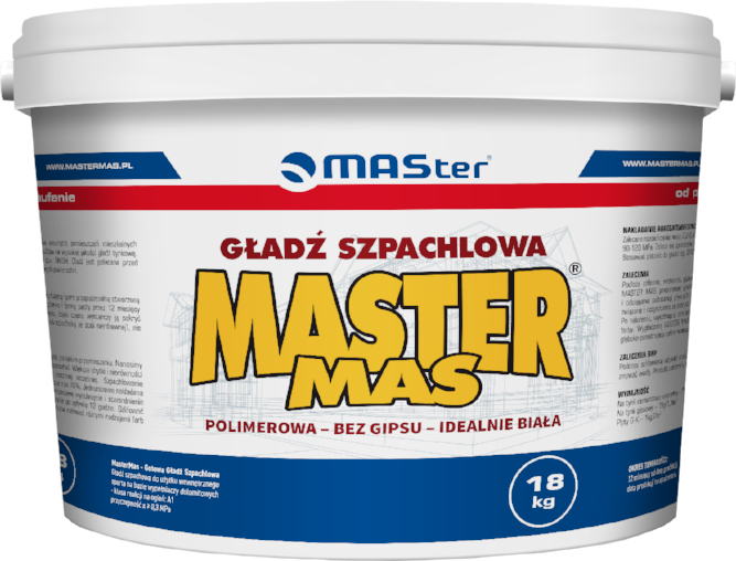 Master gotowa gładź szpachlowa Master Mas